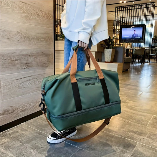 Fashionable travel handbag, suitable for outings and fitness.