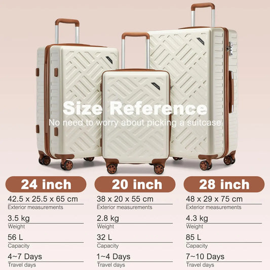 GlideLux Trio Luggage set